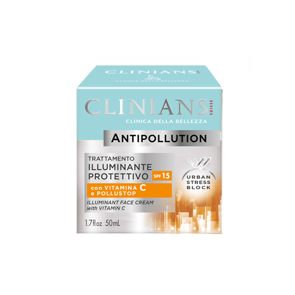 Clinians Antipollution Fényesítő Arcápoló Krém C Vitaminnal